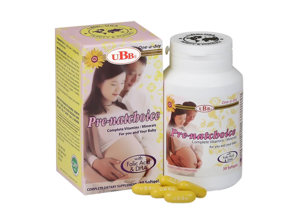 Pre-Natchoice UBB- Hỗ trợ bổ sung vitamin và khoáng chất cho bà bầu