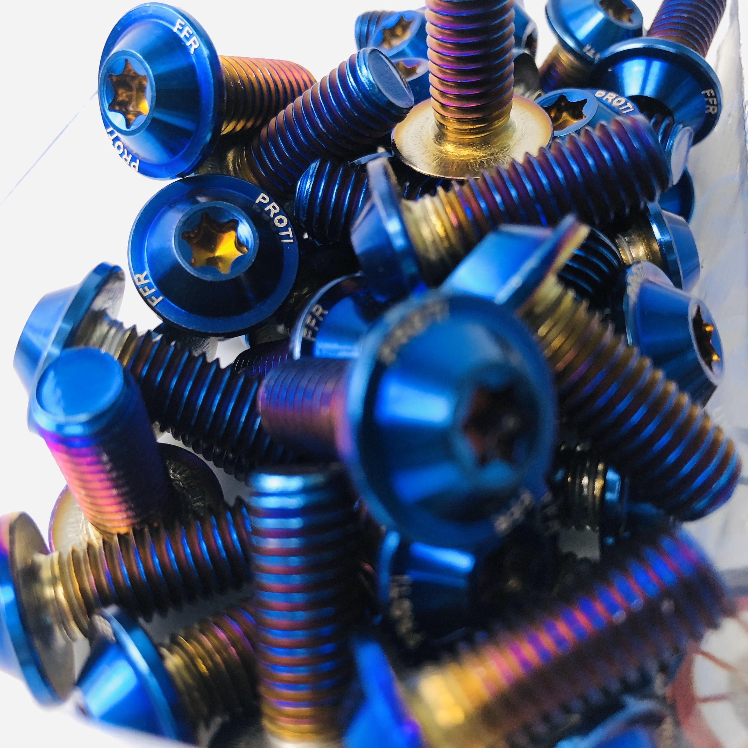 Bộ 8 ốc đĩa titan gr5 gắn cho tất cả các dòng xe _hàng nhập khẩu cực đẹp_kiểu proti