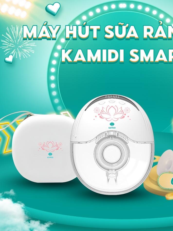 Máy Hút Sữa Rảnh Tay Máy Hút Sữa Không Dây Hoa Sen Kamidi Smart Cao Cấp hút sữa kamidi
