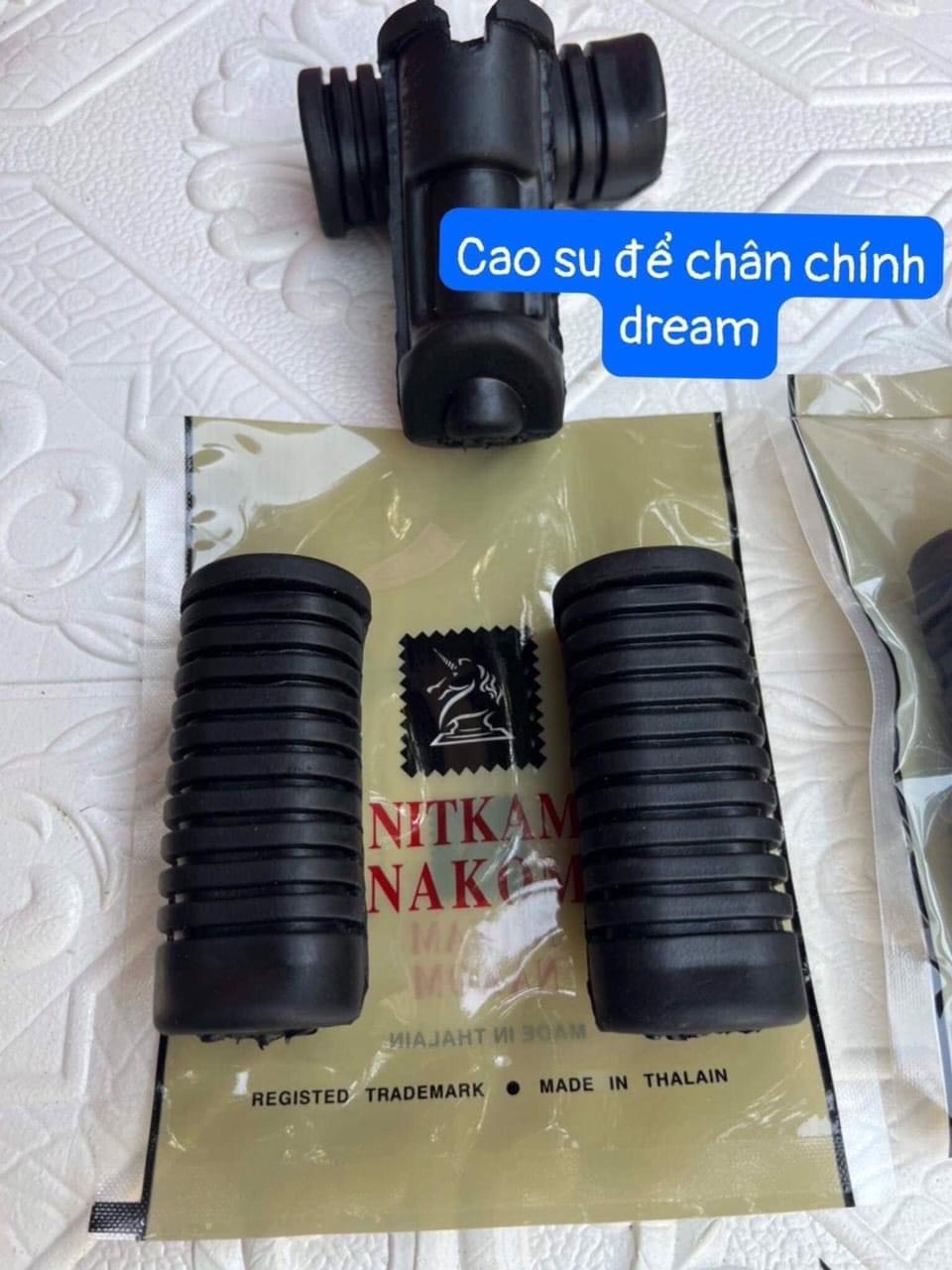 Cao su để chân trước sau dream việt - thái, wave anpha, rs100..