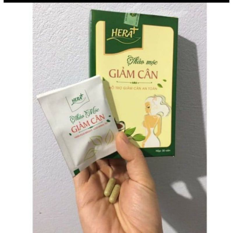 Viên giảm cân hera plus chính hãng viên uống detox thực phẩm hỗ trợ