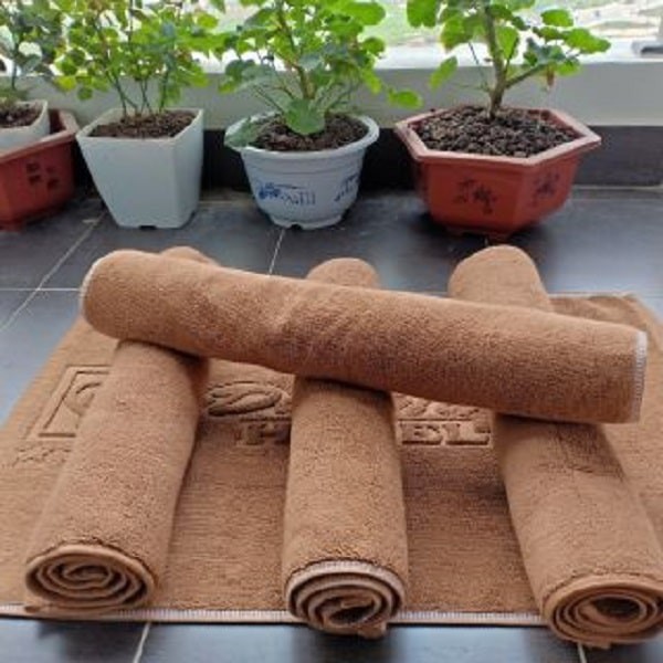 Thảm lau chân khách sạn, thảm chùi chân cotton