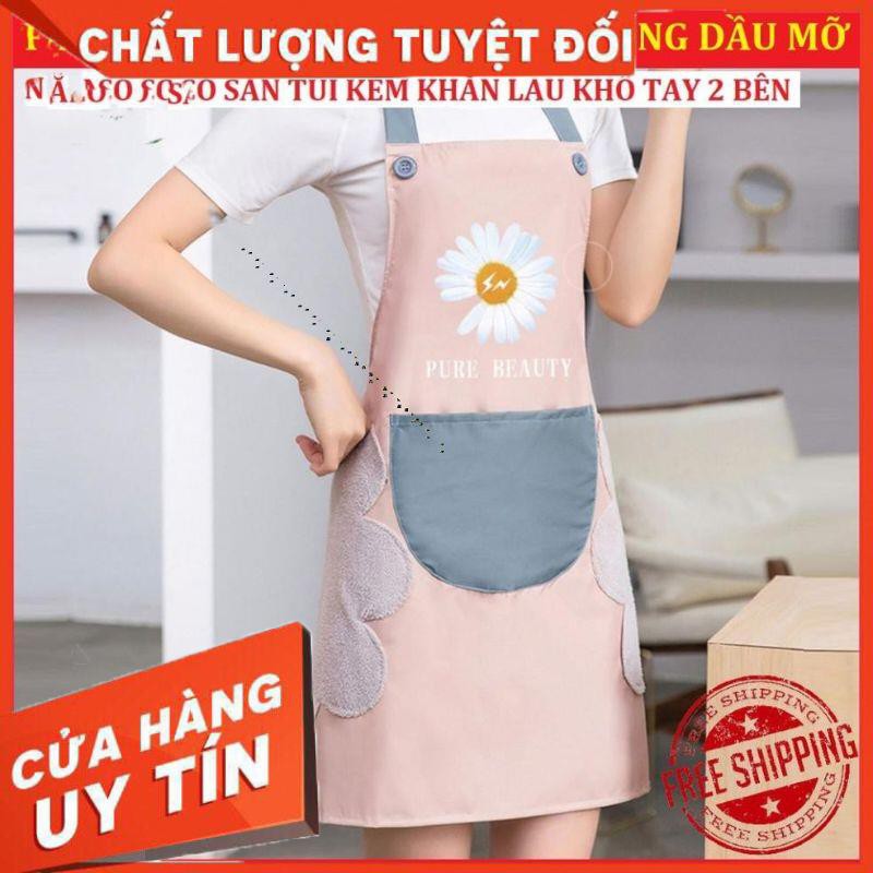 Tạp dề nấu ăn chống nước chống thấm cao cấp