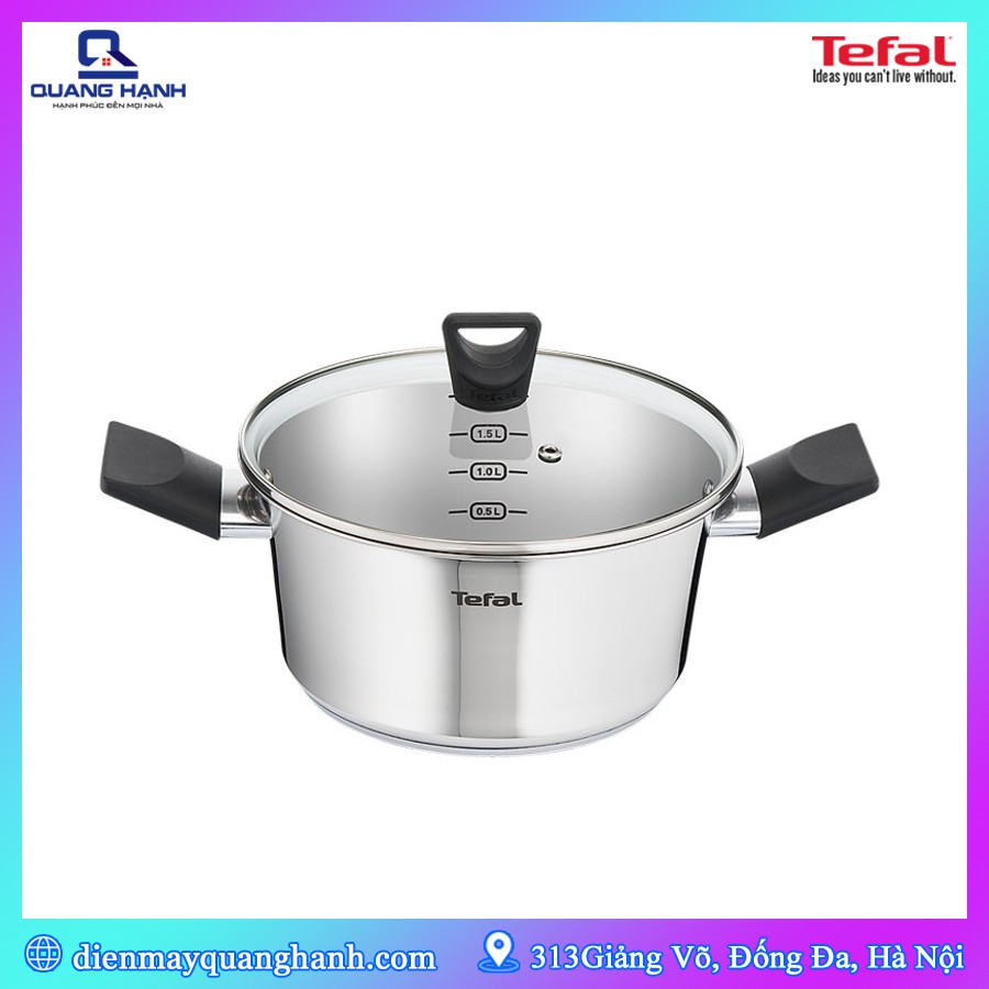Nồi inox tefal simpleo b9054495 20cm 2.7l - hãng phân phối
