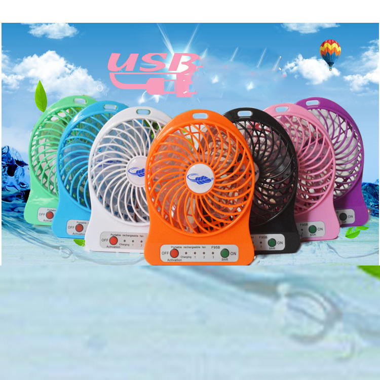 Quạt Mini Fan Có Pin Sạc 3 Tốc Độ Siêu Mát - Quạt Sạc Tích Điện USB mini Fan - Kèm Pin và Cáp sạc -Quạt tích điện USB 3 chế độ mini siêu mát có cổng loại tốt PDL