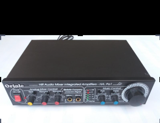 Ampli karaoke mini 12v-220v 100w oriole ha-pa1