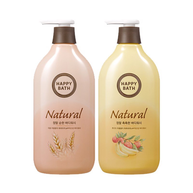 Sữa tắm Happy Bath Natural - chiết xuất từ thiên nhiên 900g