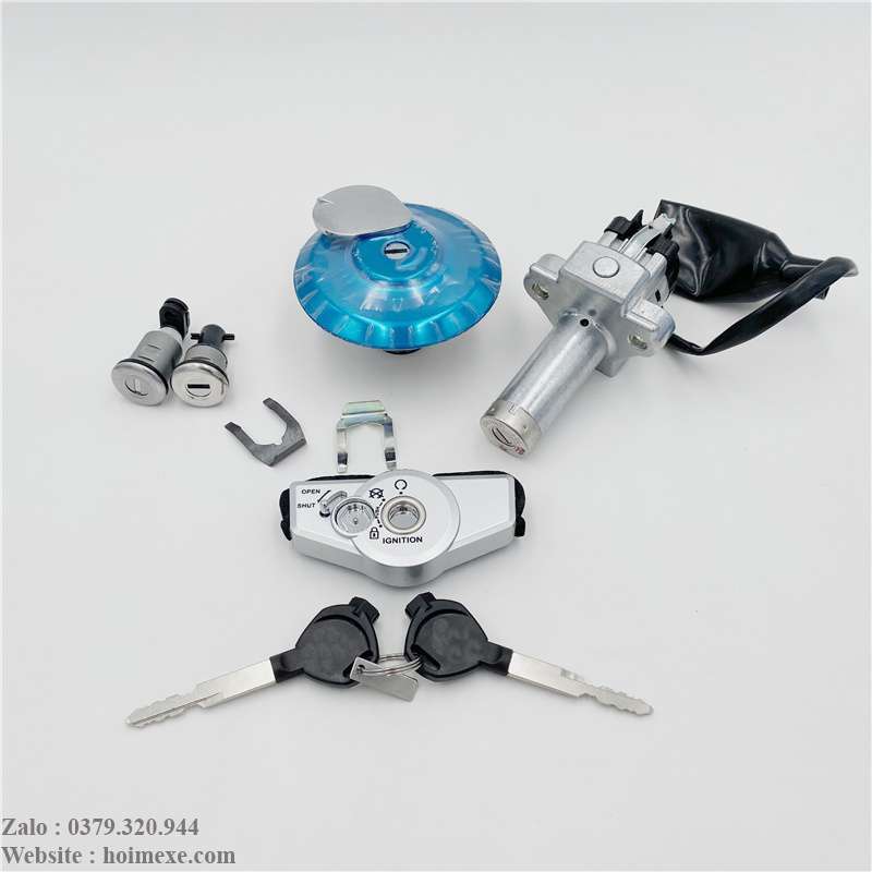Bộ khoá và nắp khoá bình xăng honda shadow 150