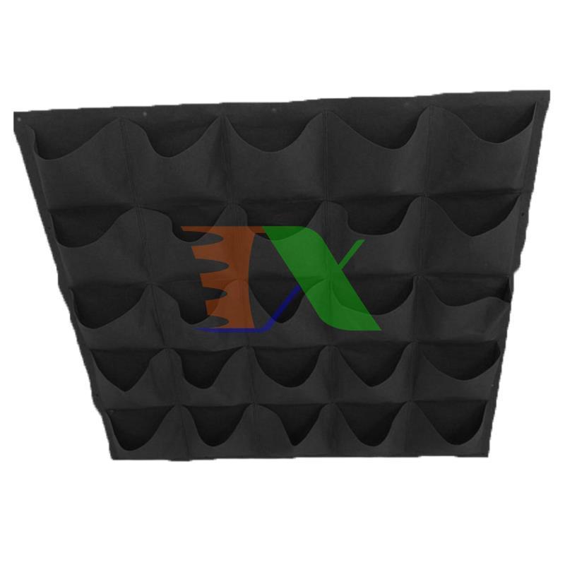 Túi trồng cây treo tường 25 hốc, Túi làm vườn tường trang trí, Túi trồng hoa, rau, cây cảnh, Túi trồng rau