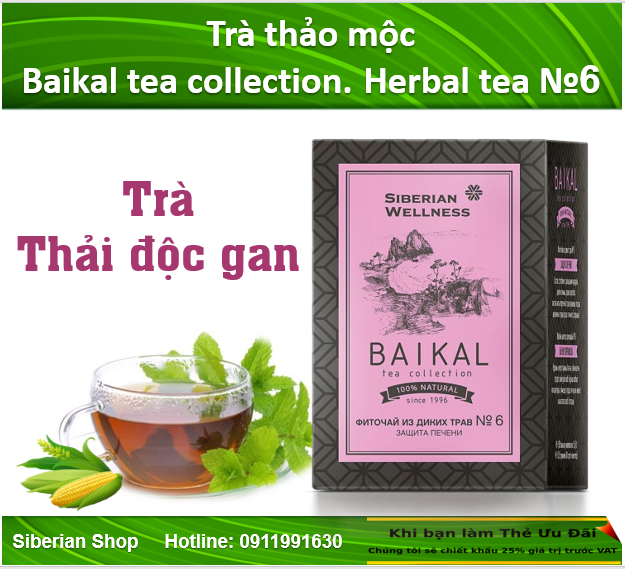 Trà thảo mộc Baikal tea collection. Herbal tea №6
