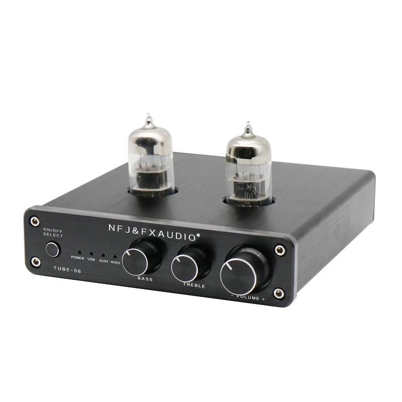 Amply Đèn FX-AUDIO TUBE-06 Tube DAC USB tích hợp Preamplifier Kèm 2 bóng 6N3