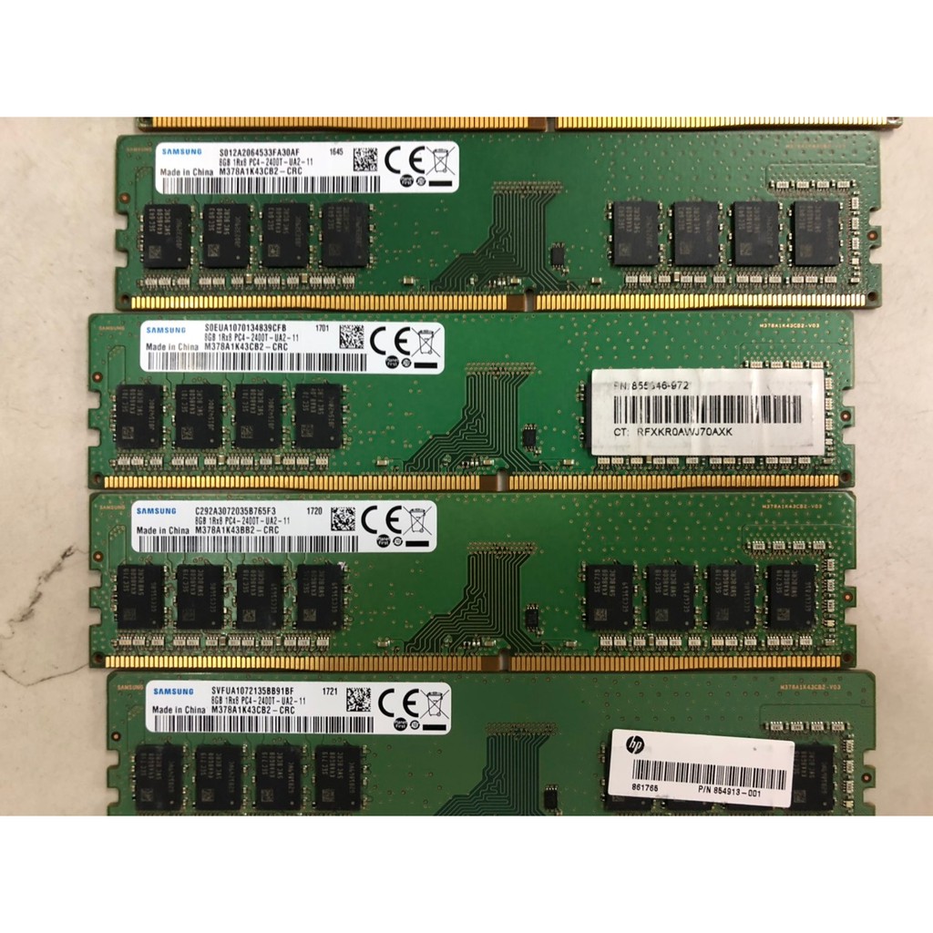 Ram máy tính bàn pc ddr4 4gb/8gb/buss 2133/2400mhz hàng tháo máy bộ likenew