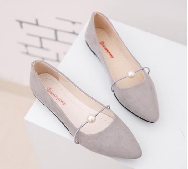 Giày búp bê nữ xinh xắn thời trang - Màu đen