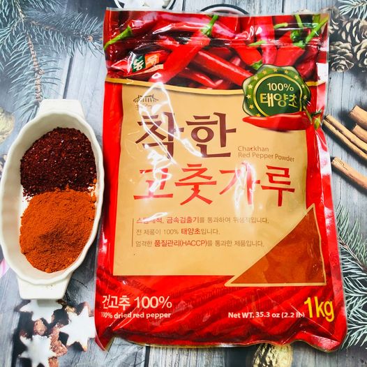 Ớt Bột Hàn Quốc Làm Kim CHi Ngon Gói 1 KG-MỊN