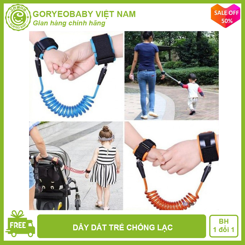 Dây dắt trẻ đi dạo, đi chơi chống lạc, chống bắt cóc Lõi Thép Phản Quang - Timikid Store - an toàn cho bé, vòng tay dắt bé, chống lạc
