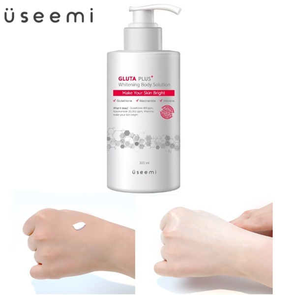 Sữa dưỡng thể làm trắng da useemi gluta plus 300ml