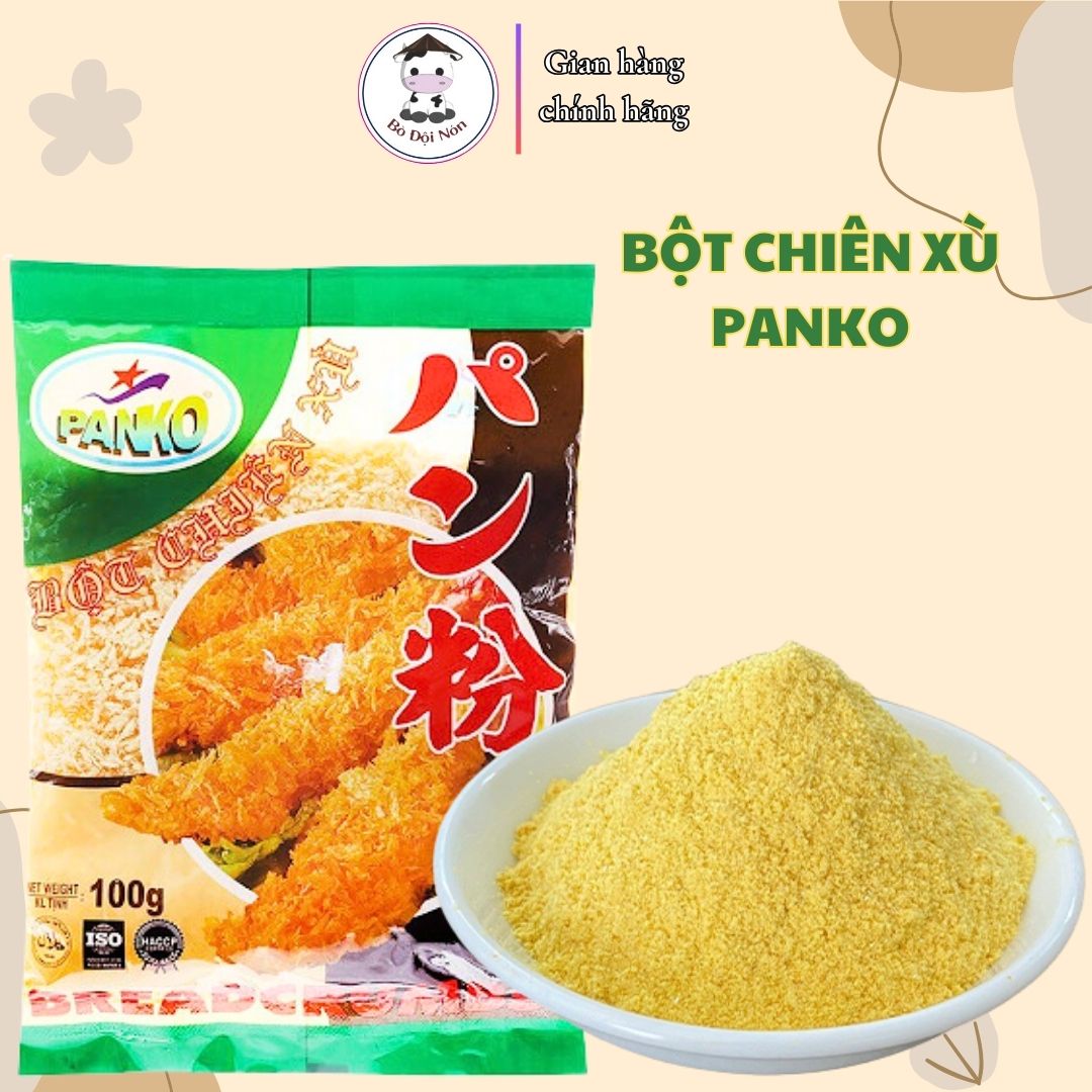 Bột chiên xù panko loại ngon- chay mặn dùng được