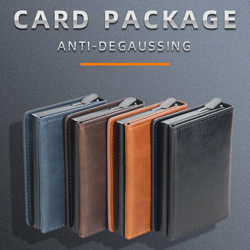 Wallet Material Manufacturing Slot Card Case Convenience Pop-up Women's Card Holder Bag