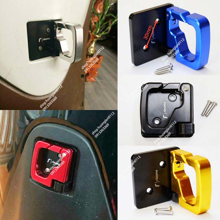 Móc treo đồ xe máy sh, sh mode nhôm cnc đủ màu giá 1 cái
