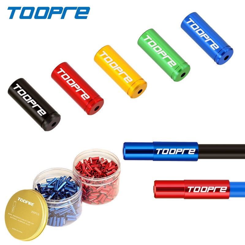 Đầu bịt nắp chặn vỏ dây đề dây phanh xe đạp bằng nhôm toopre 4mm/5mm