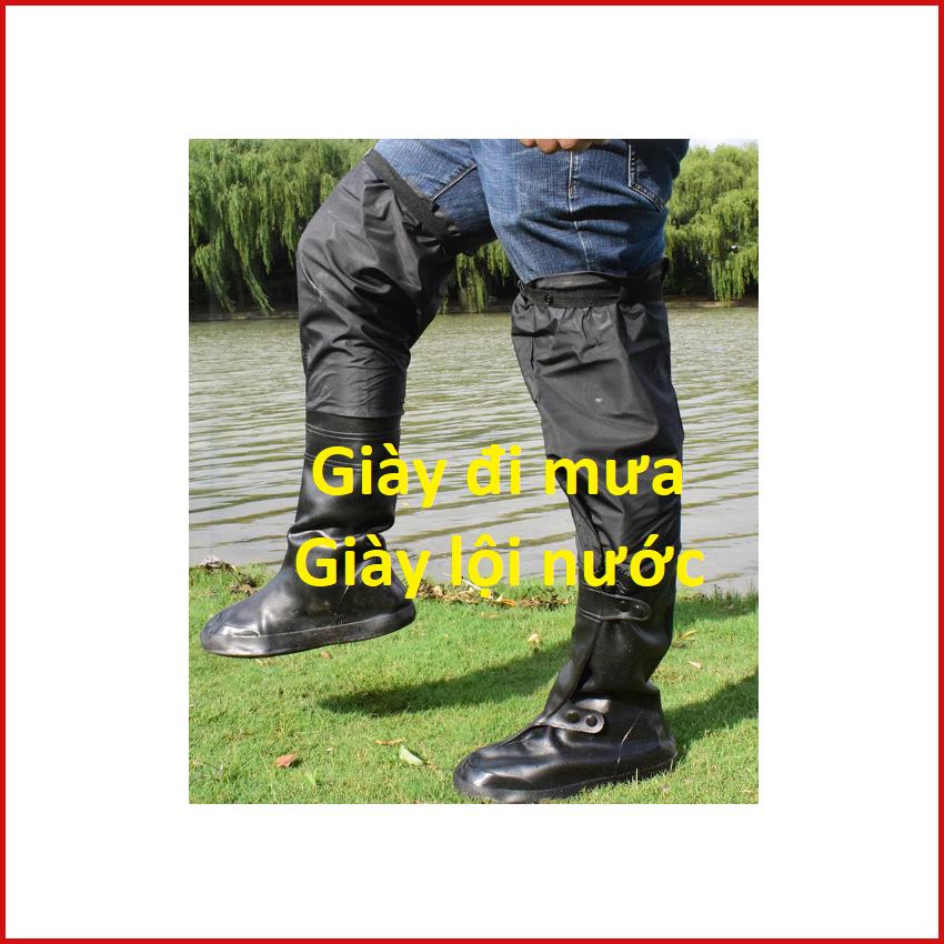 [HCM]Giầy đi mưa - Áo mưa cho giầy - giầy nhựa đi mưa - Bọc giầy đi mưa - Giầy đi mưa chất lượng cao - giầy lội mưa ngập nước chất lượng cao