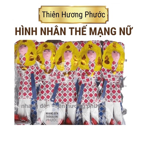 Hình nhân hình nộm nữ nam giấy cúng