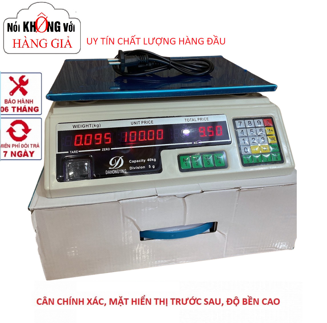 Cân tính tiền điện tử màn hình LCD. Mua cân tính tiền chính xác giá rẻ