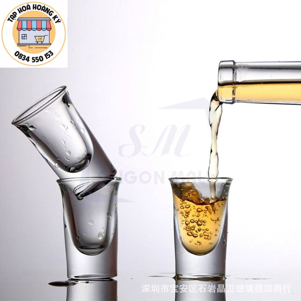 Bộ 12 ly rượu shot thủy tinh lotus cao cấp 40ml