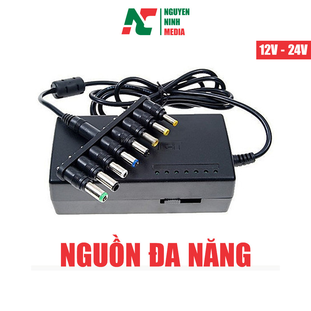 Adapter nguồn đa năng điện áp ra từ 12V-24V