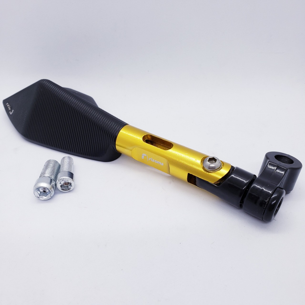 Gương chiếu hậu rizoma 5 cạnh xe máy kiếng xe máy nhập khẩu thailand cao cấp đồ chơi kiểng xe máy dùng cho xe SH VARIO EXCITER WINNER PCX... màu vàng