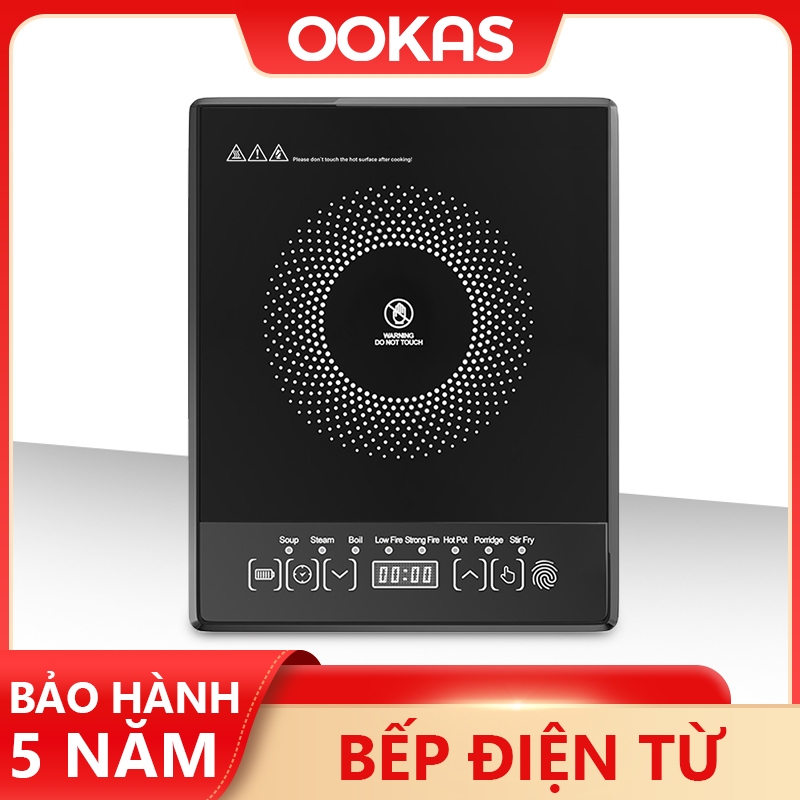 Lò cảm ứng điện từ Màn hình cảm ứng Lò điện từ Công suất cao 2200W Đa chức năng Nhà bếp Thiết bị thông minh Tiết kiệm năng lượng