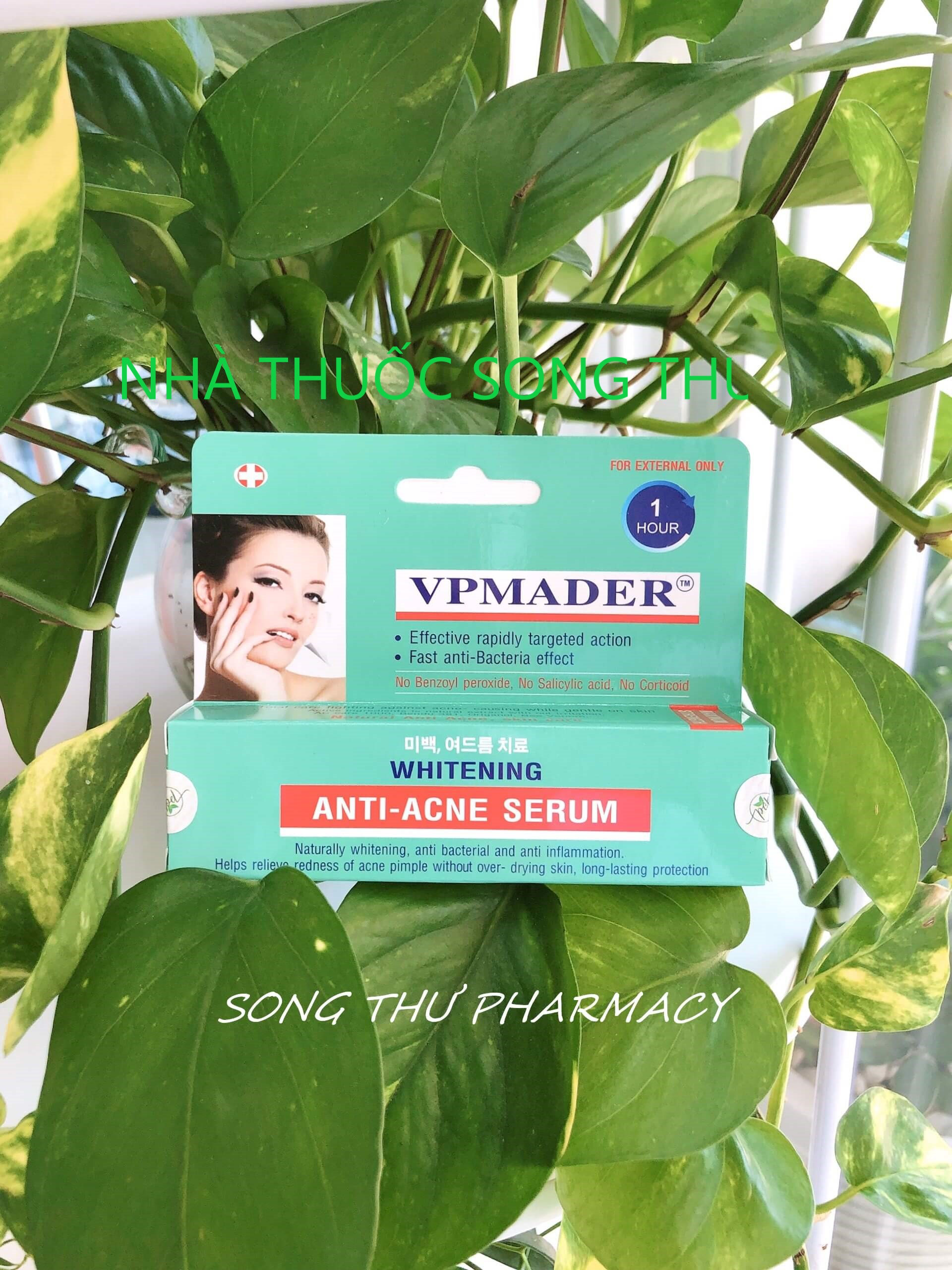 Vpmader whitening anti acne serum – giảm mụn sáng da ngừa thâm mụn