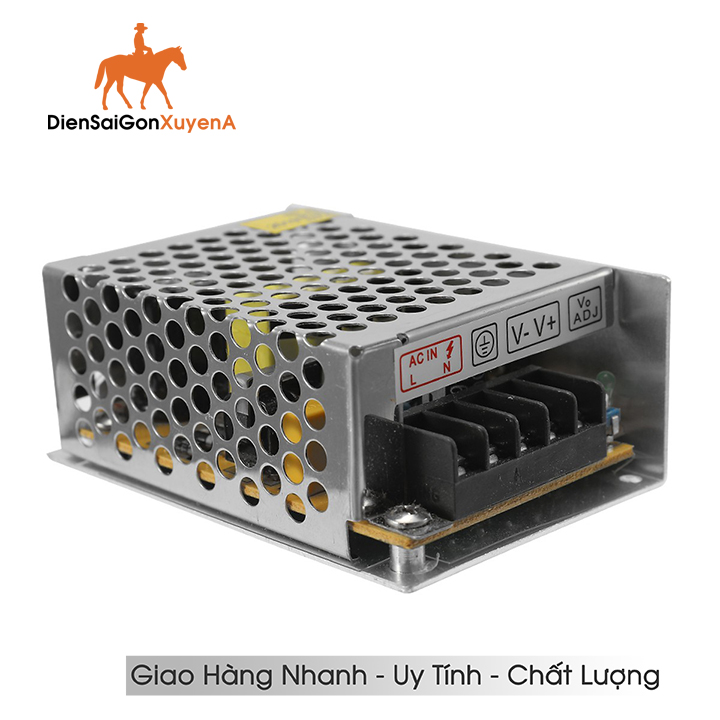 Bộ biến áp nguồn tổ ong adapter đổi nguồn 220V sang 12V 5A nguồn camera đèn Led Power Supply S-60-12 - Ngô Gia Tools