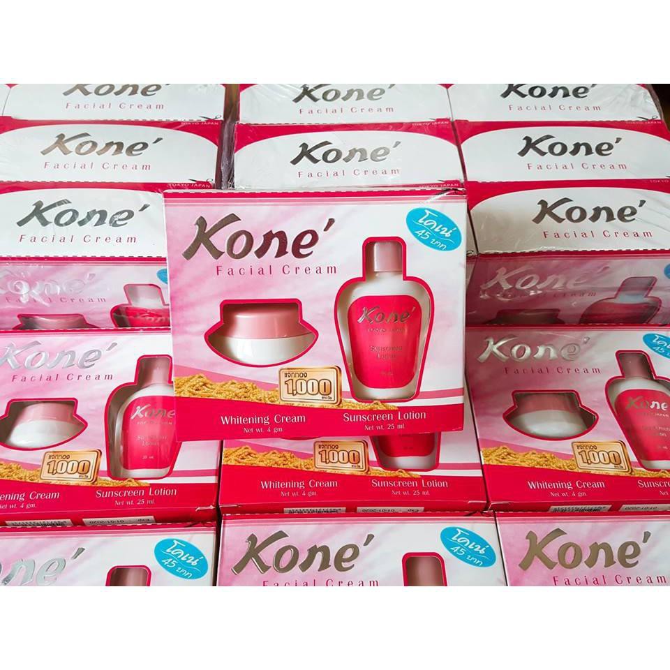 combo lốc 12 hộp kem kone ban ngày thái lan mẫu mới