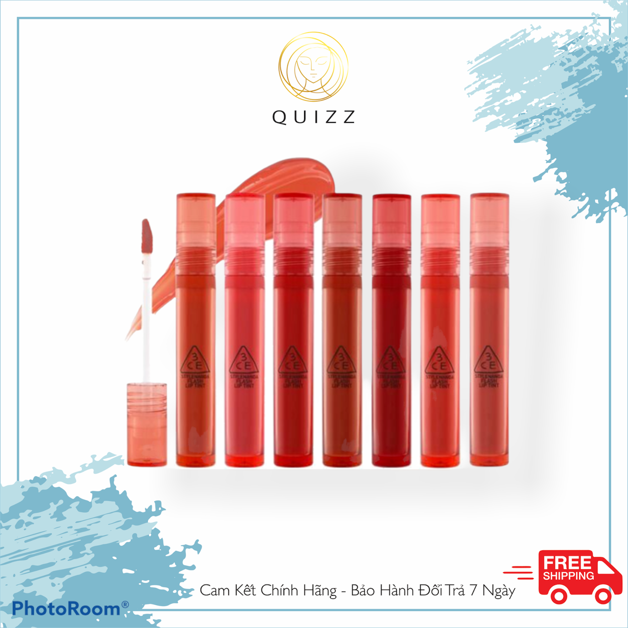 Son tint lì 3.c.e flash lip tint_quizz cosmetics
