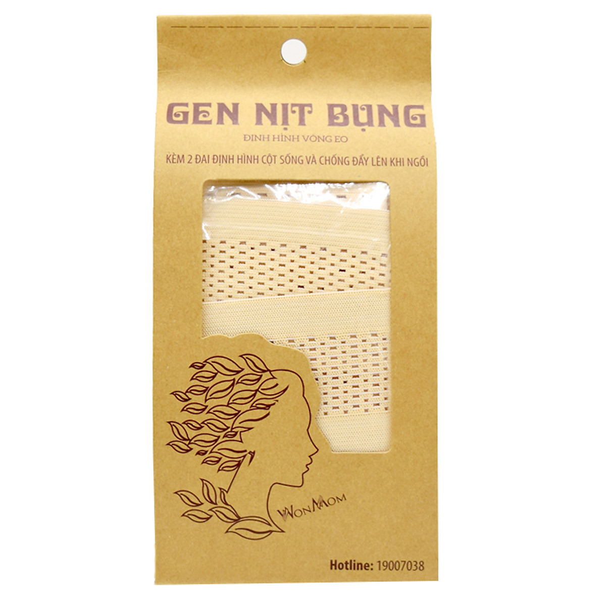 Gen nịt bụng có đai wonmom e004