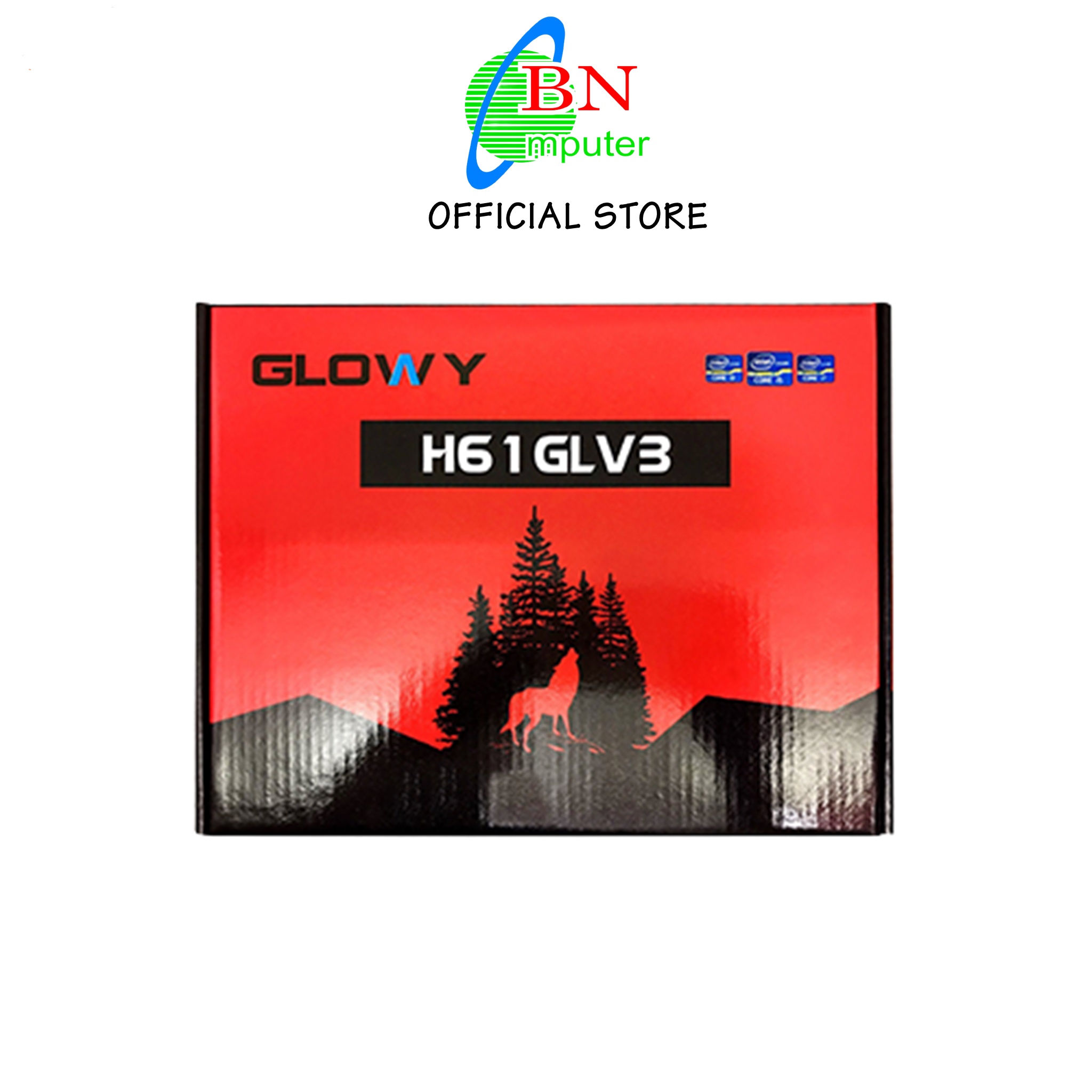 Bo mạch chủ - Mainboard Glowy H61 bảo hành 24 tháng