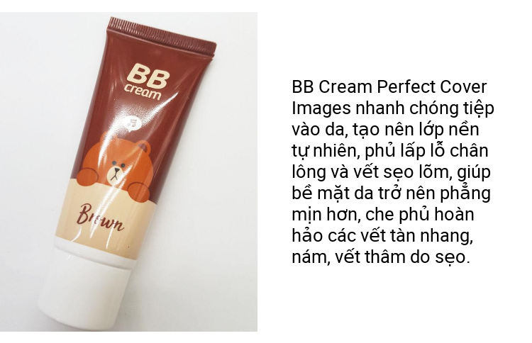 Kem nền che khuyết điểm BB Cream Perfect Cover Images Lớp nền mỏng mịn