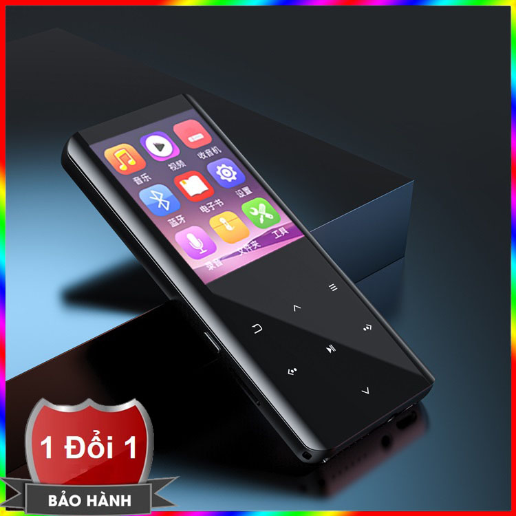 Máy nghe nhạc Ruizu D18 hỗ trợ Bluetooth 5.0 bộ nhớ trong 32G - Hifi Music Player Ruizu D18 - Màn hình cong 2.4inch, hỗ trợ loa ngoài, ghi âm, bộ đếm bước chân thể dục, từ điển