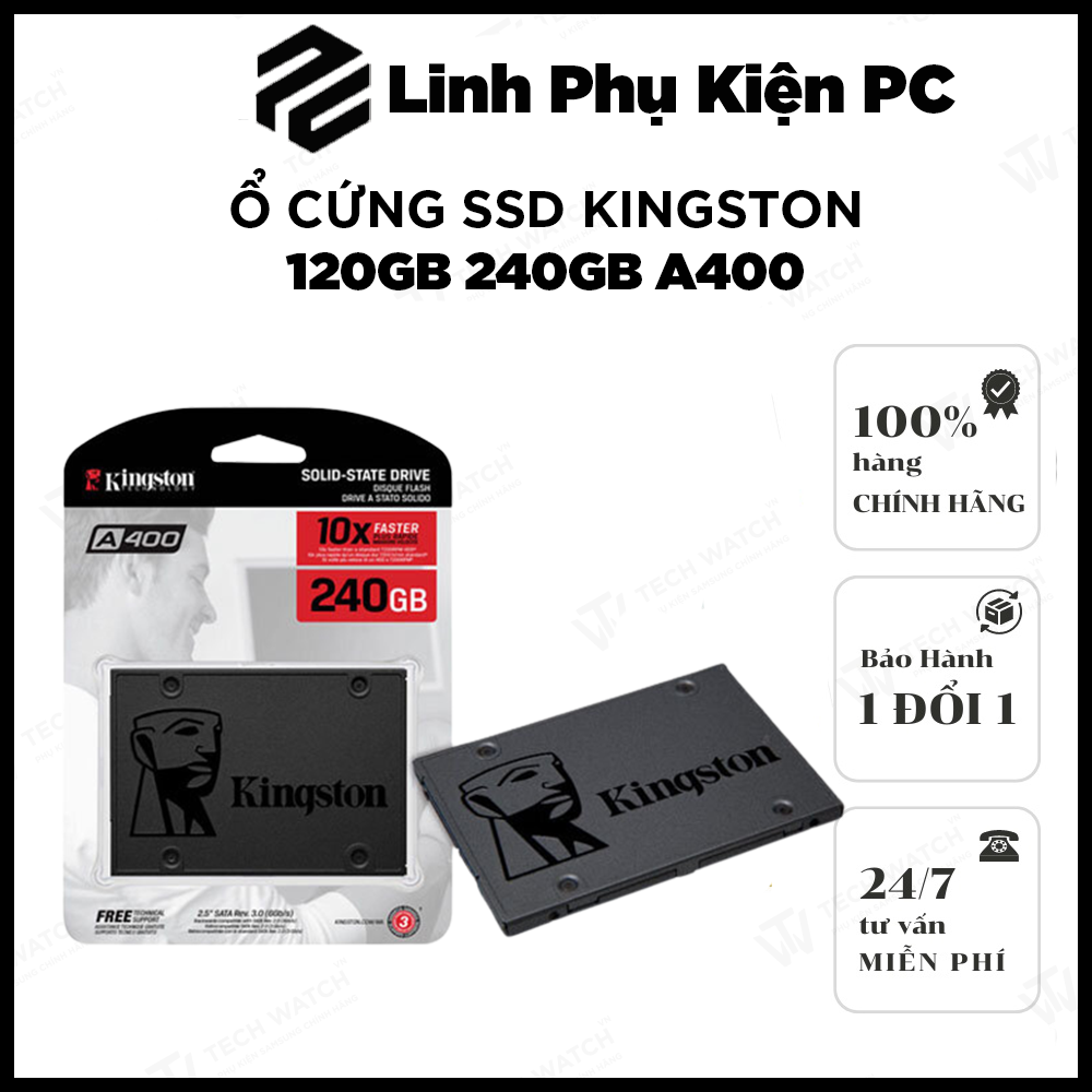 Ổ cứng ssd kingston 120gb 240gb a400 hàng mới bảo hành 36 tháng lỗi 1 đổi 1