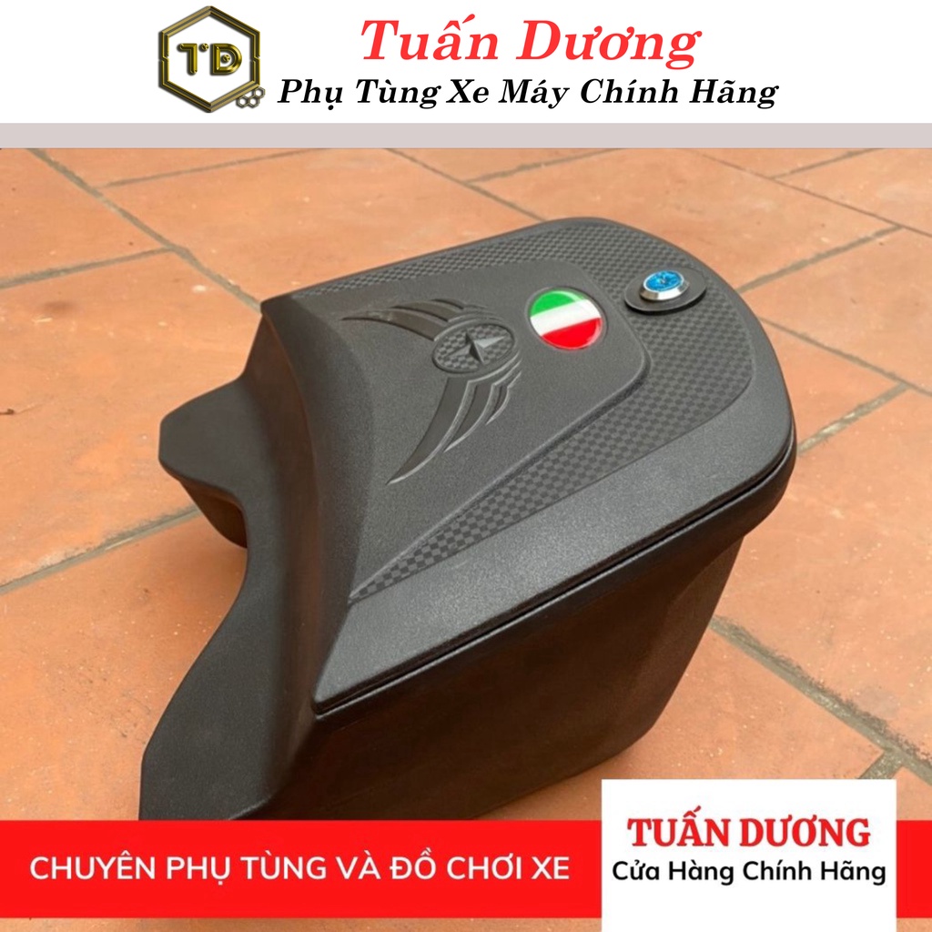Cốp Thùng Đựng Đồ Xe Máy Hàng Dày Dặn Chuẩn Nhựa ABS [ Cao Cấp ] - Thùng Đồ, Thùng Giữa Wave,Sirius,