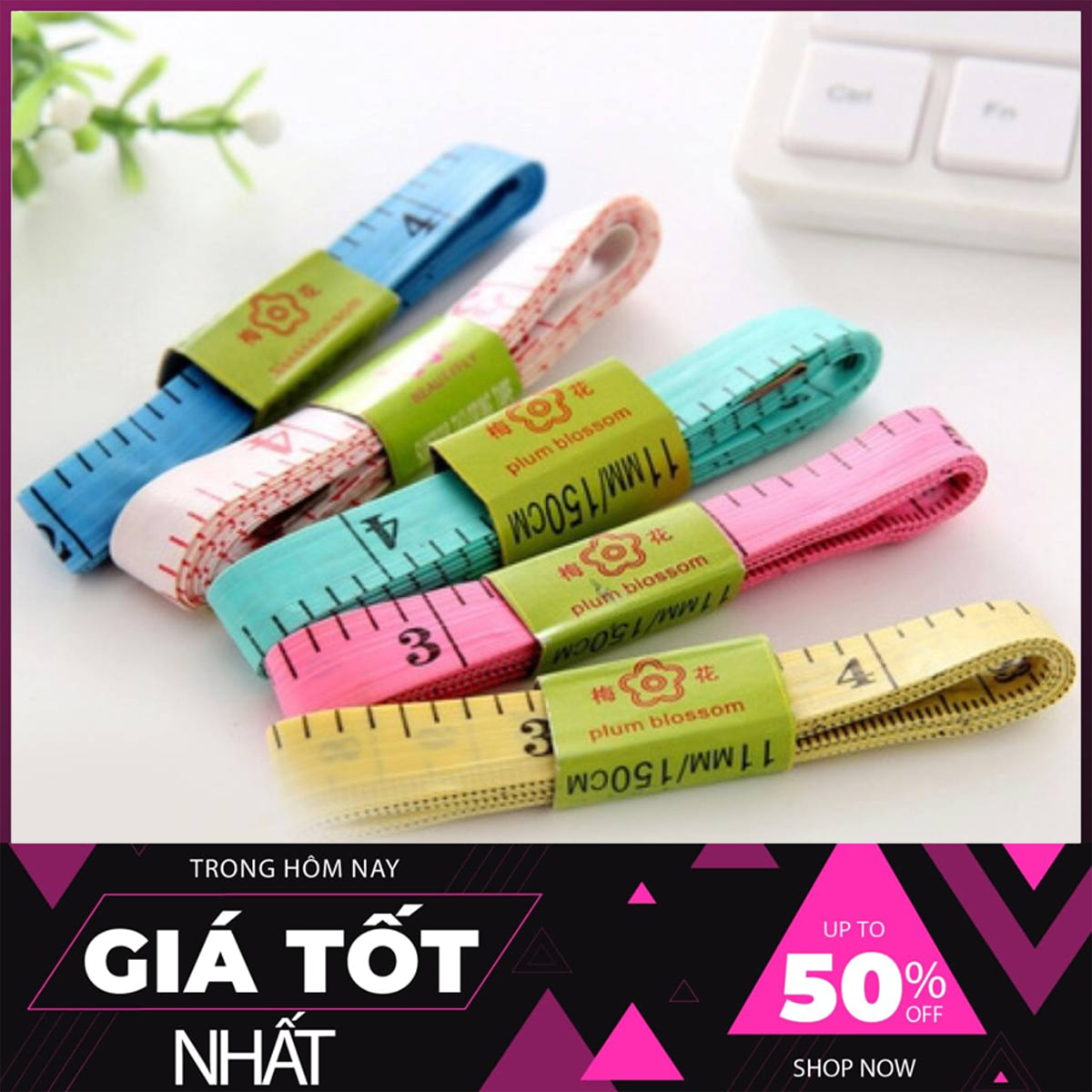 Bộ 10 thước dây may đo, đo chiều cao, đo kích thước 3 vòng tiện dụng, thước dây đo nhiều màu, dụng cụ đo 3 vòng 150cm,thước dây đo chiều cao, thước dây, thước dây đo chiều dài, rộng
