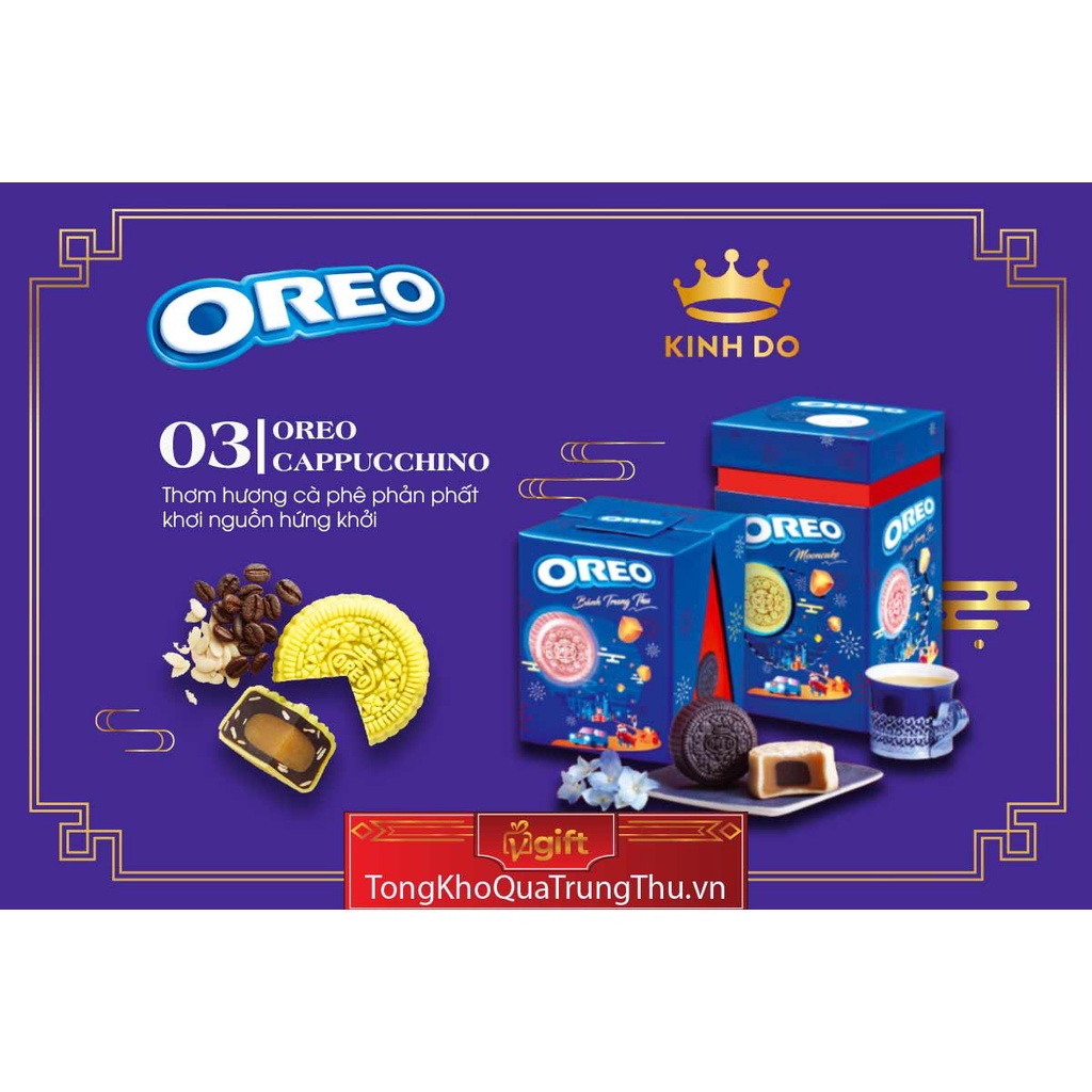 Bánh trung thu kinh đô oreo 4 bánh
