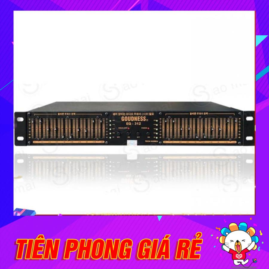 Đầu lọc xì equalizer goudness eq-312 - tặng dây av kết nối
