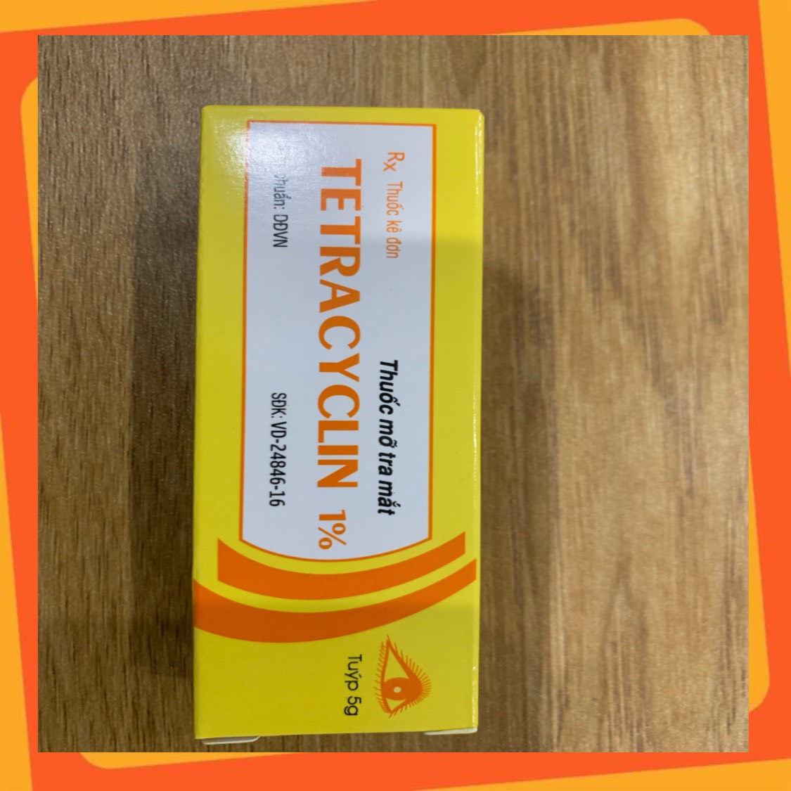 Thuốc mỡ Tetracyclin 1% tra mắt