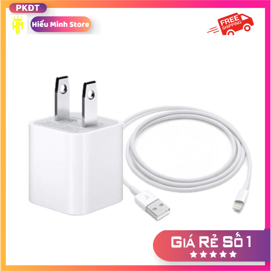 Bộ sạc foxcom,dùng cho các đời máy của iphone đời 5 đến 7Plus