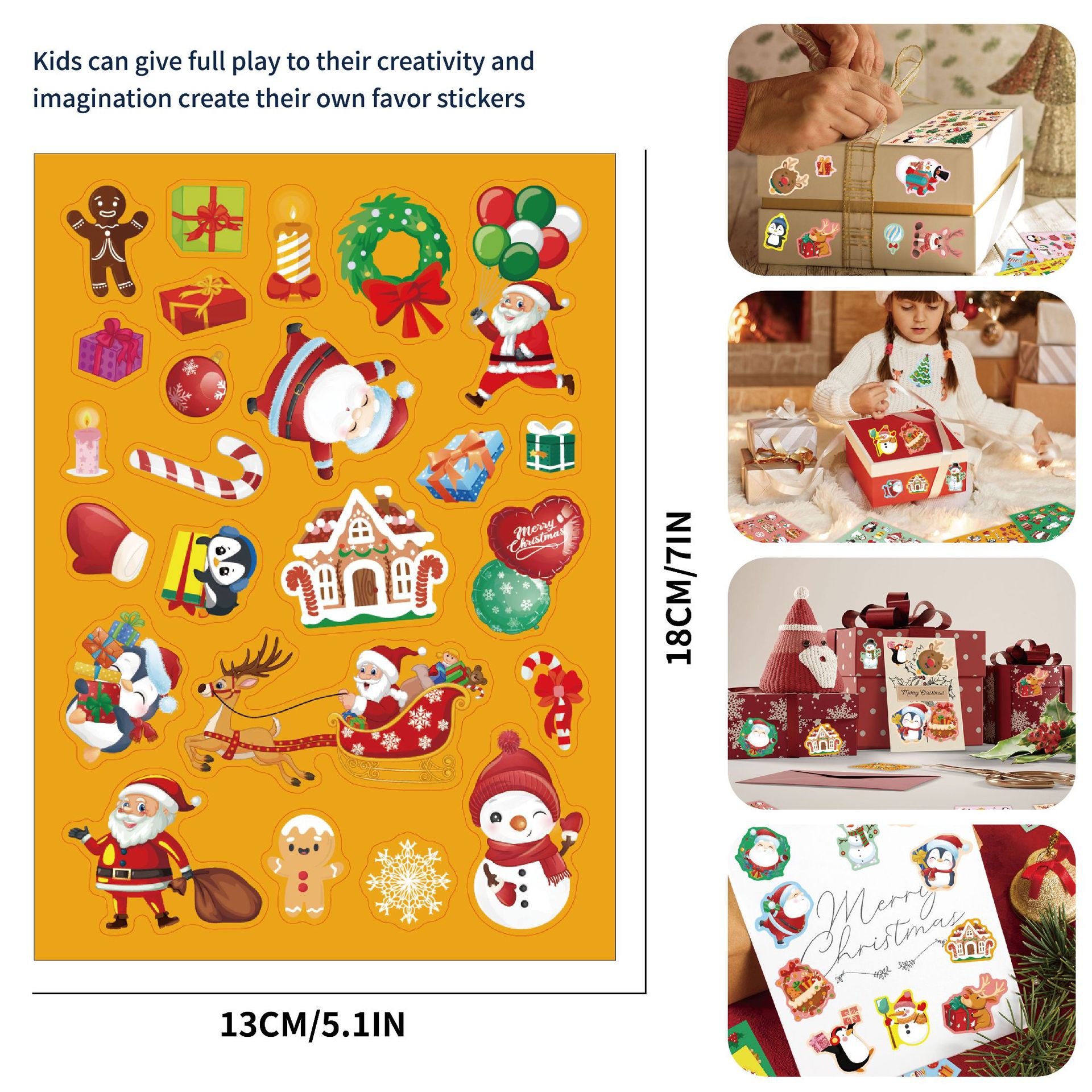 Hình dán Trang trí Giáng sinh - Sticker trang trí Noel