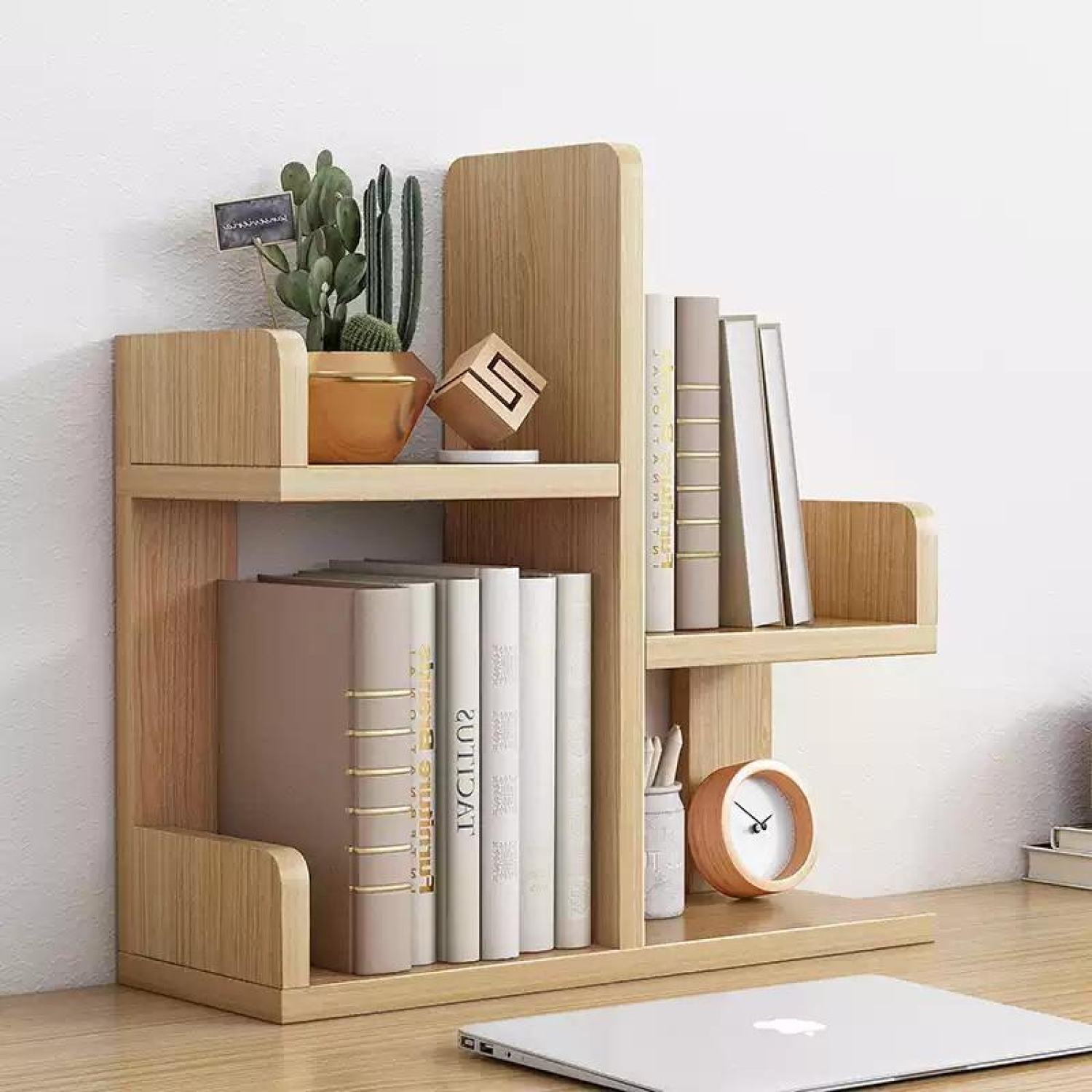 Kệ sách để bàn hình cây xương rồng mini
