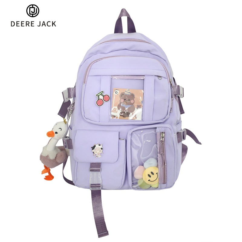 Deere Jack Miễn Phí Vận Chuyển Student backpack fashion Korean version of