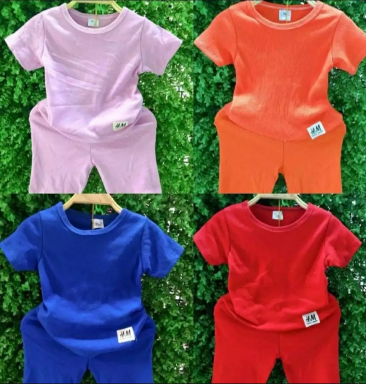 Combo 3 bộ đồ cotton 100% mềm mịn cho bé trai , bé gái